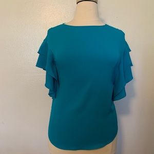 Chico’s Ruffled Sleeve Top